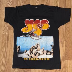 Vintage 1988 YES Big Generator Your Shirt Medium Single Stitch Clean